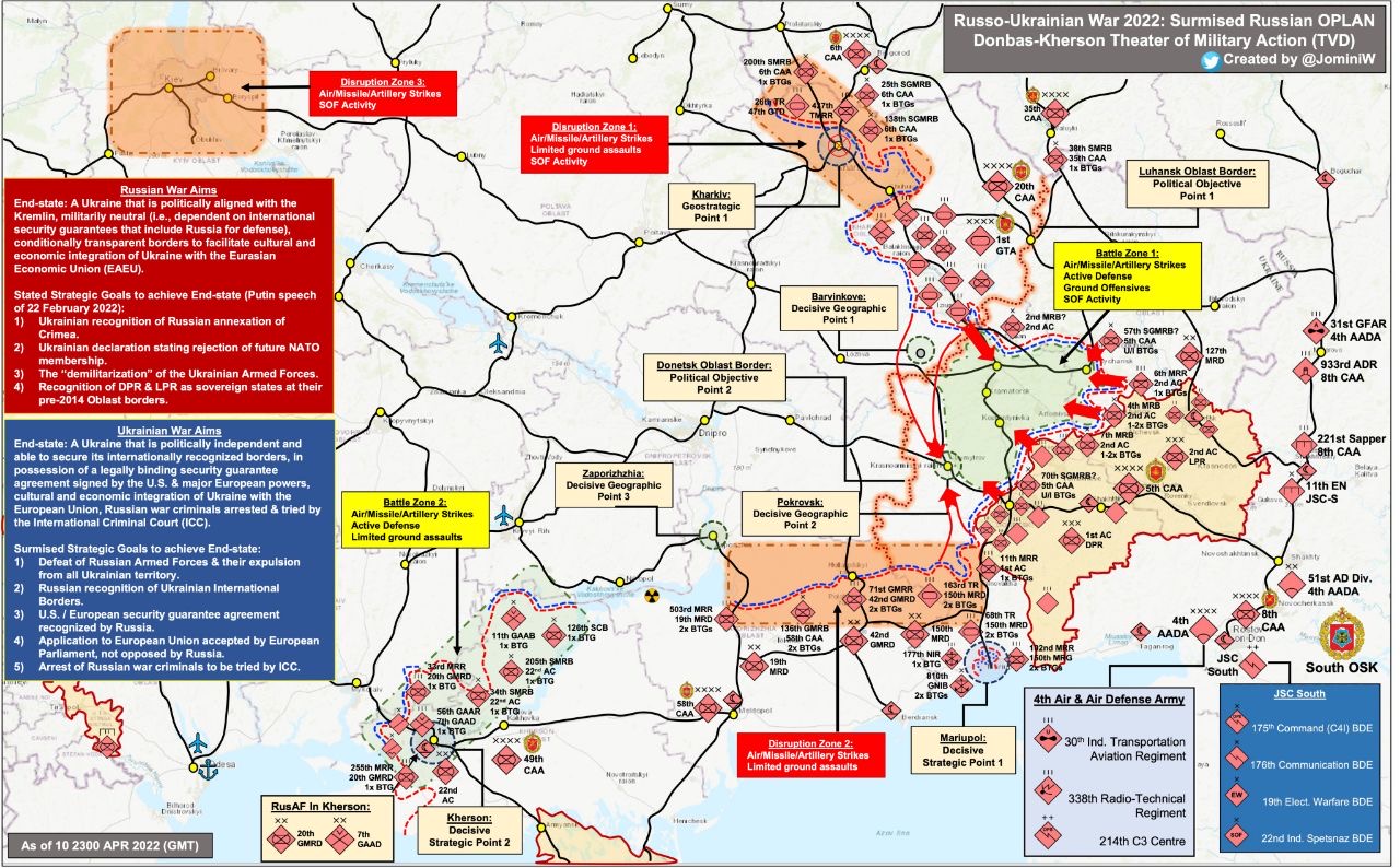 Looming Battle of Donbas. Major Axis of Russian Advance, Defense Express