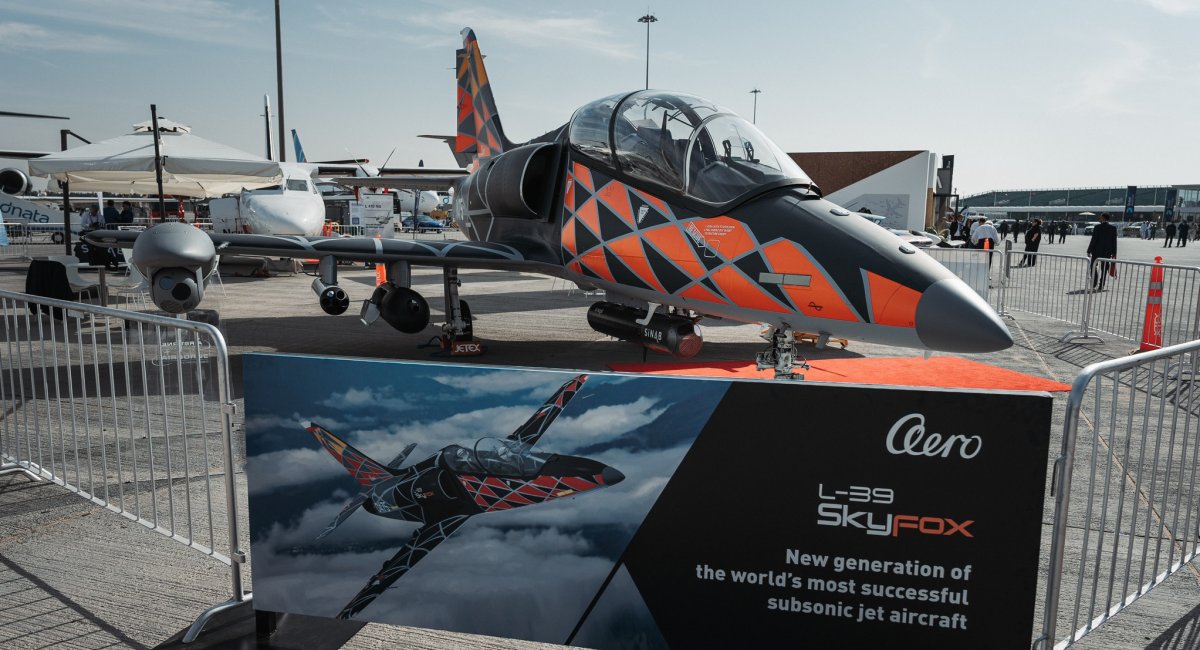L-39NG Skyfox combat training aircraft in the 