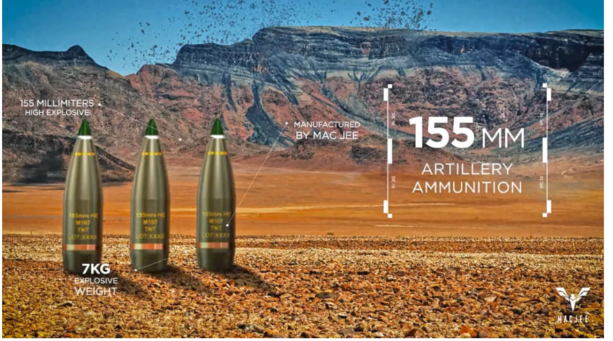 Series of artillery ammunition presented by Mac Jee / News Hub / Brazil Presents Dagger Glide Bomb Kit at Eurosatory 2024 Expo