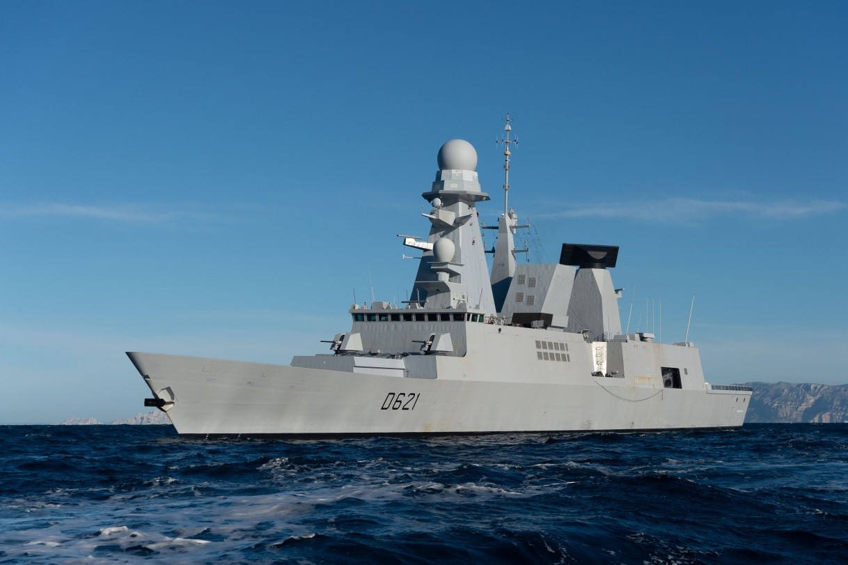 French Navy Horizon-class frigate Chevalier Paul
