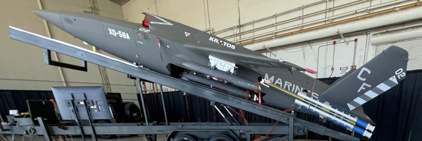 Ragnarök cruise missile installed on the XQ-58