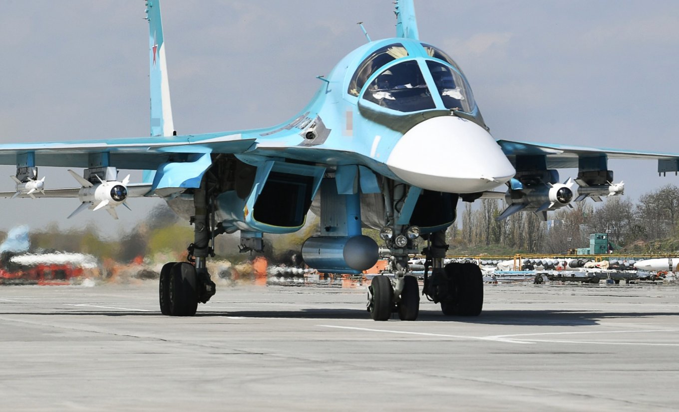 russian Su-34 with Kh-29TD missiles