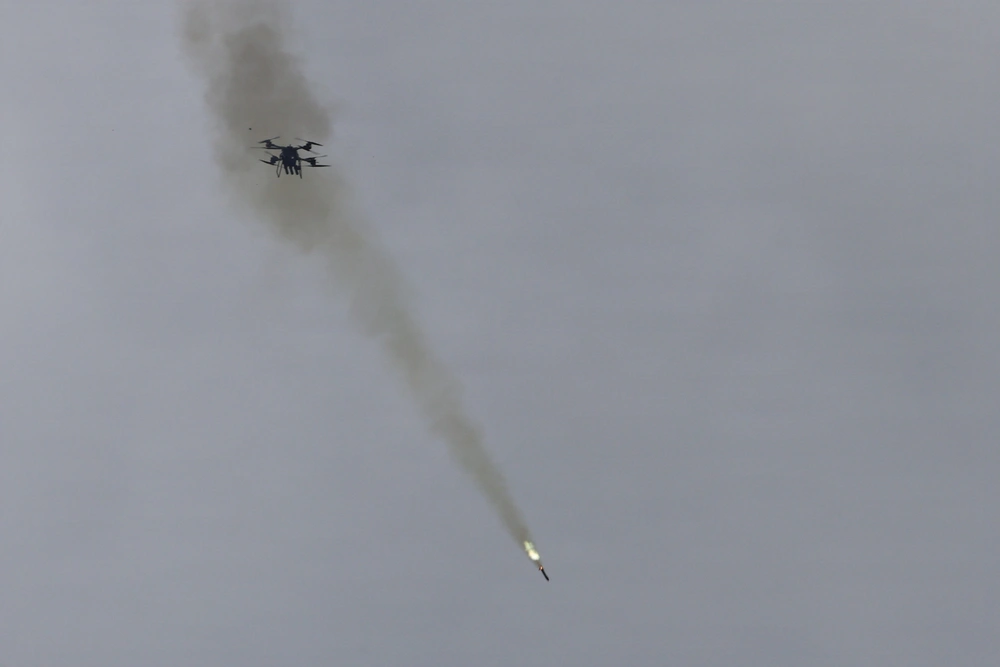APKWS rocket launch from TRV 150 copter / Photo credit: DVIDS