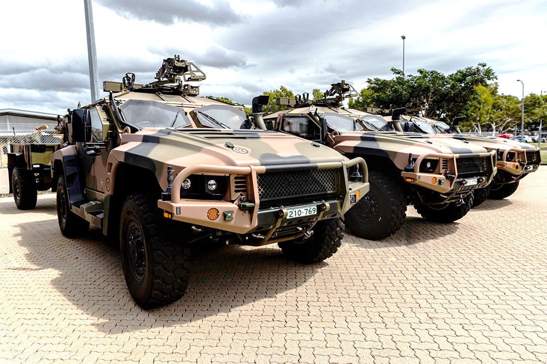 Australian Hawkei armored personnel carrier