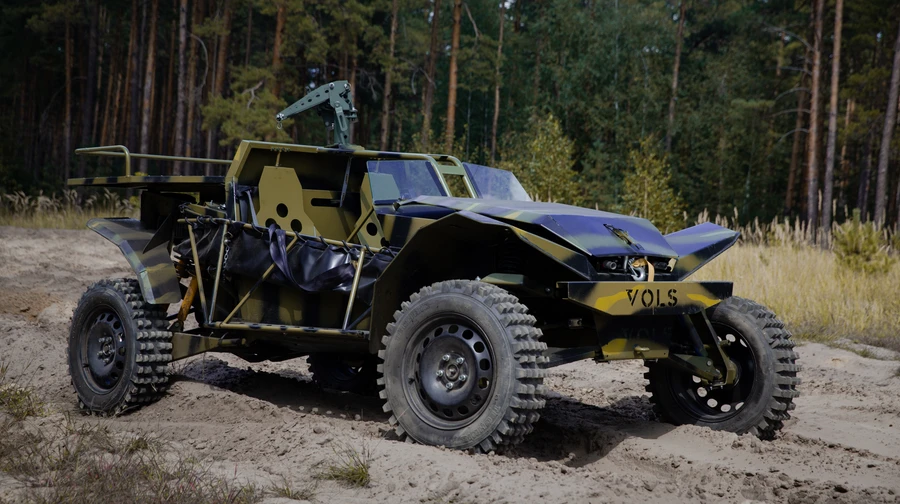 Pre-production version of VOLS buggy from Ukrainian Armor
