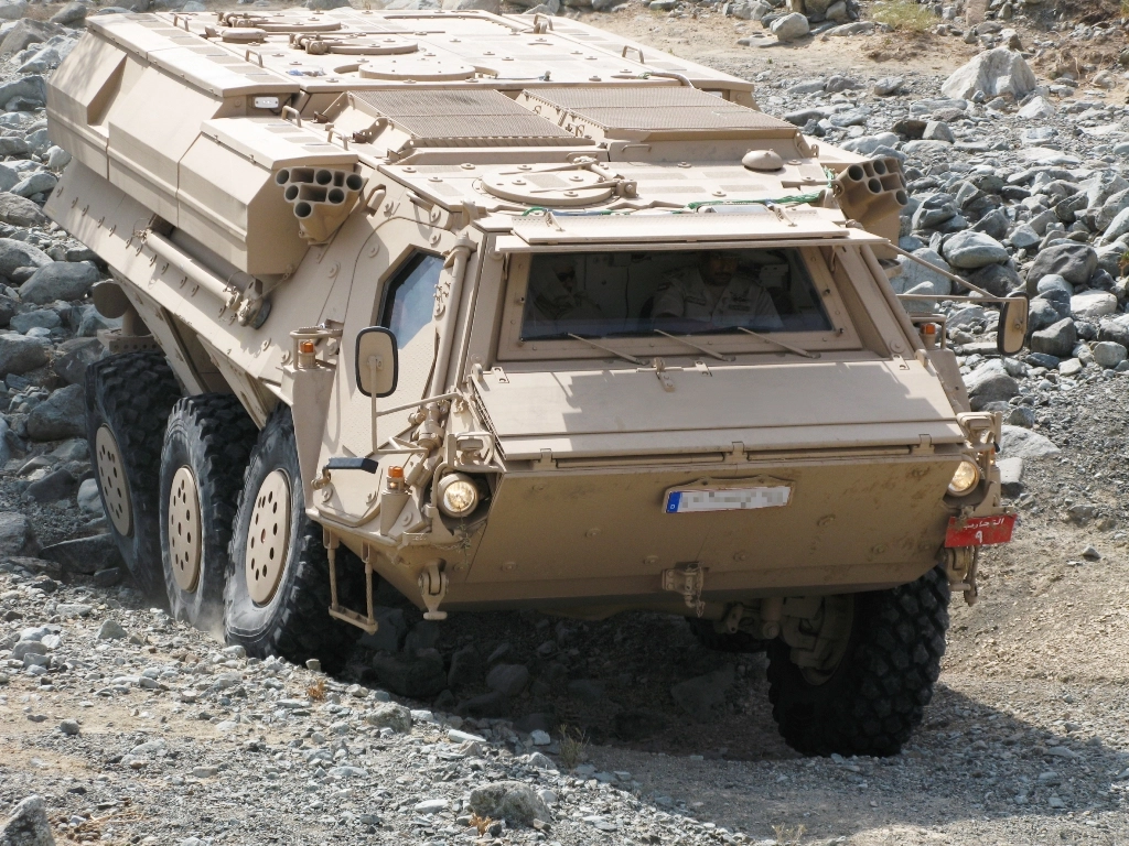 German Fuchs 2 equipped with the Strike Shield active protection system