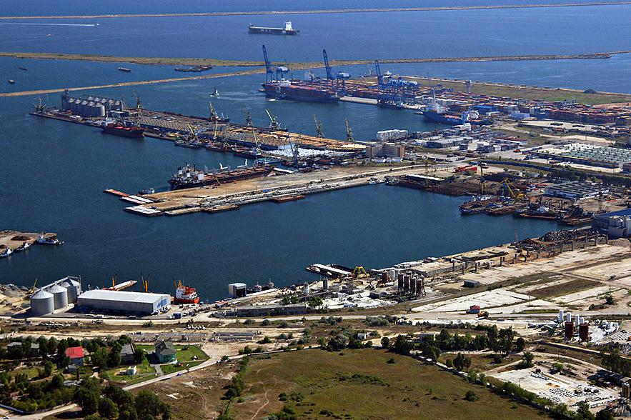 The port of Constanta is one of the biggest grain port in Europe