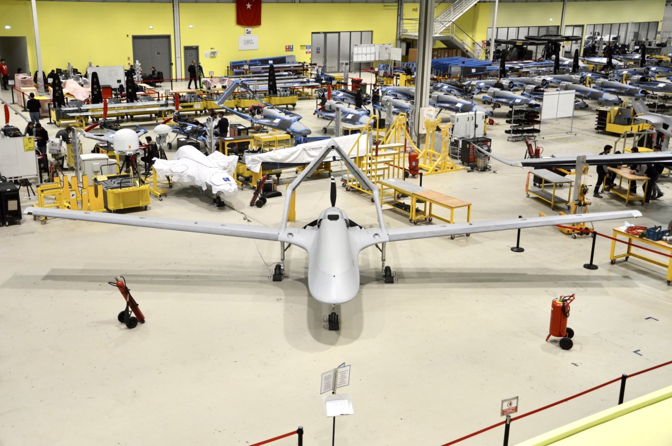 The Bayraktar TB3 unmanned combat aerial vehicle production facility Defense Express Baykar Production Facility is Overloaded with Orders for New Bayraktar TB3 UCAV