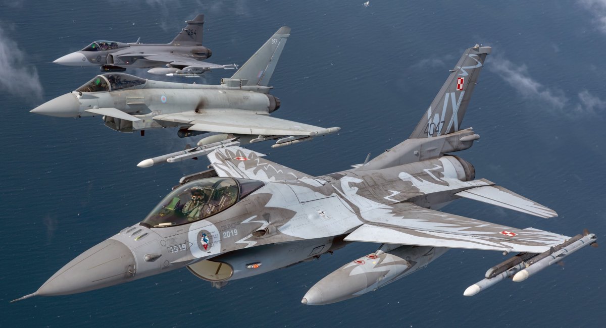 RAF Typhoon jets Defense Express UK Defense Intelligence: RAF Fighters Conduct Regional Air Defense Missions; British Unit Shoots Down Drones Overnight