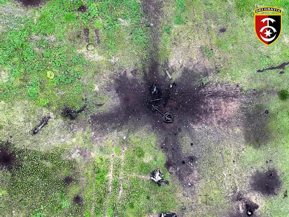 Russian tank that was destoyed by Ukrainian troops, Defense Express