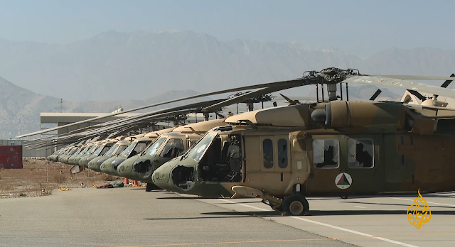 Afghan UH-60 Black Hawk disabled by the US military