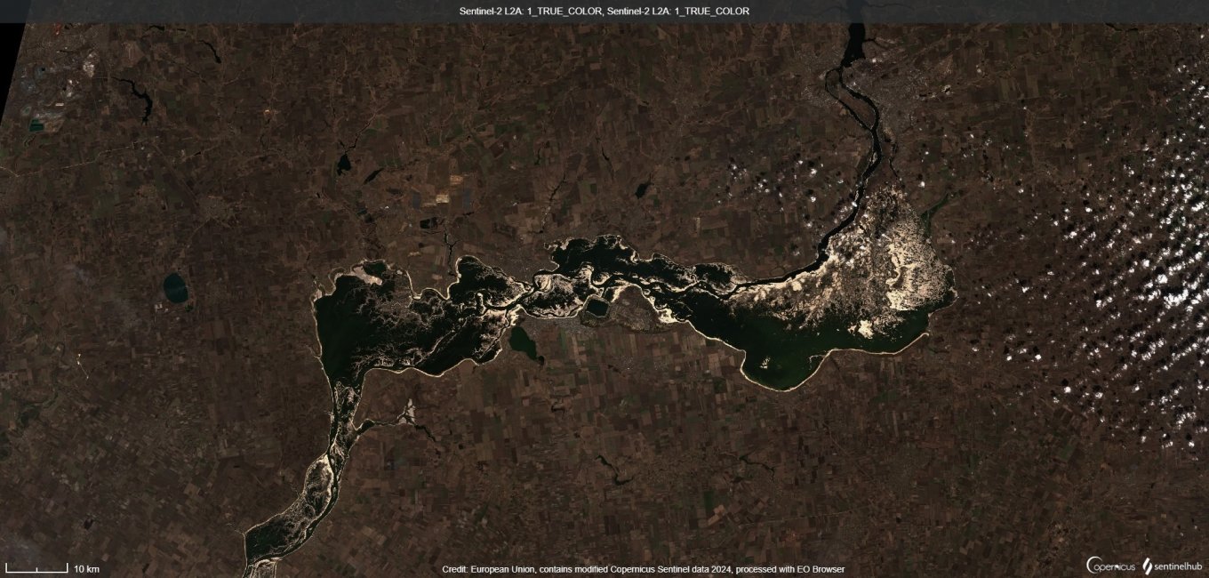 Satellite Images Show Water Returning to Kakhovka Reservoir: How It Can Affect Military Operations, Defense Express