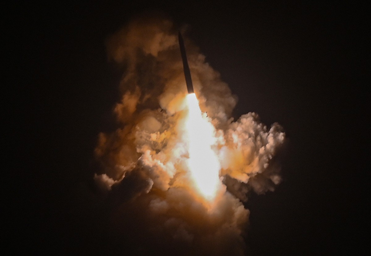 Illustrative photo of ballistic missile launch