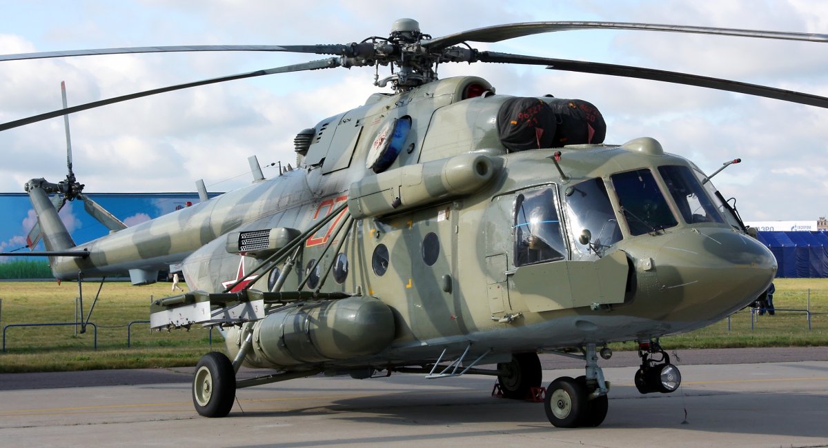 A russian Mi-8 Helicopter