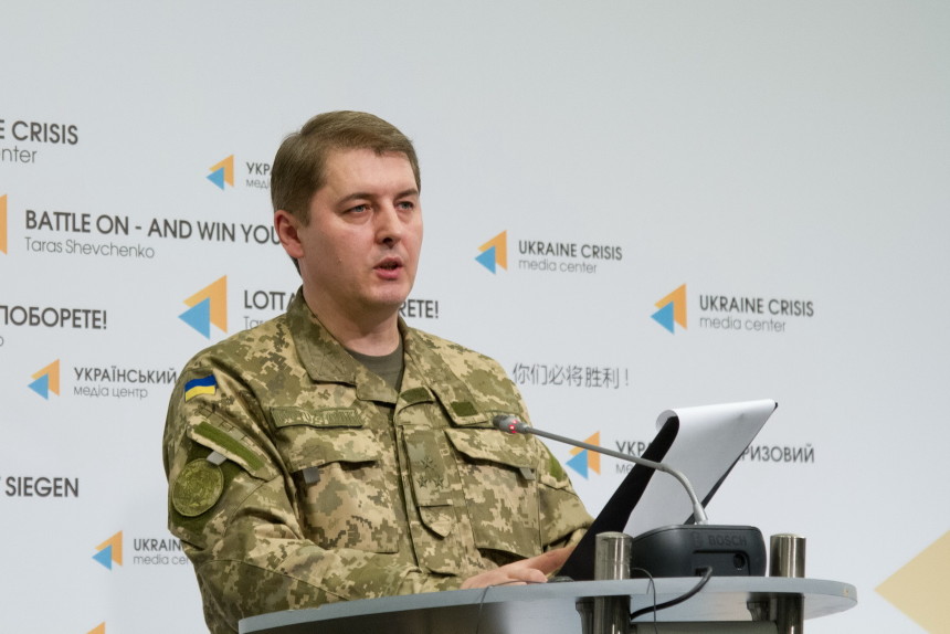 Ukrainian Defense Ministry spokesperson Oleksandr Motuzianyk