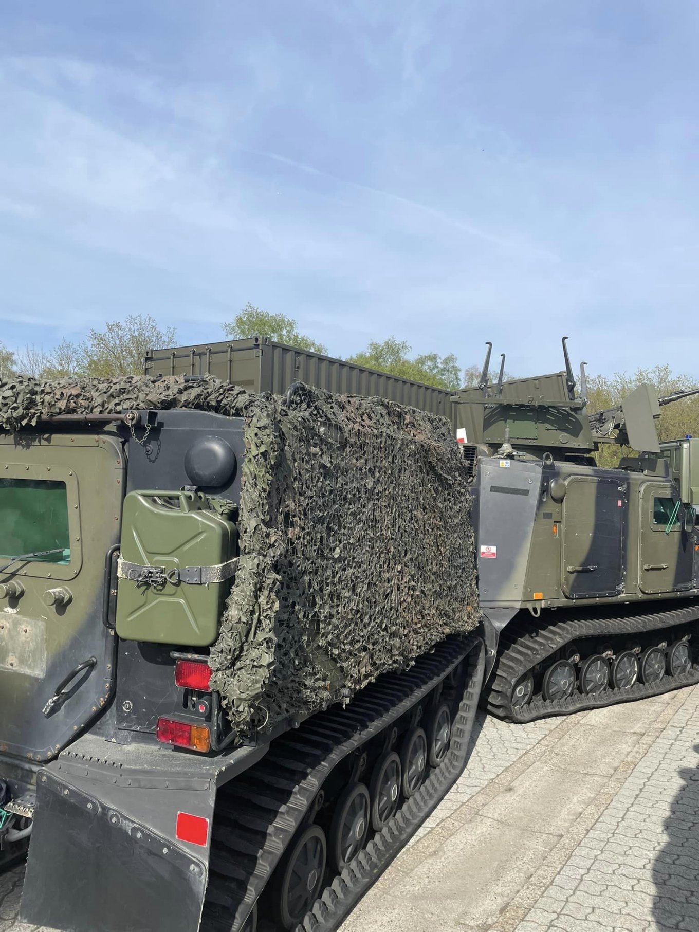 The Netherlands showcases the BvS 10 tracked ATVs it intends to supply to Ukraine soon, May 2023