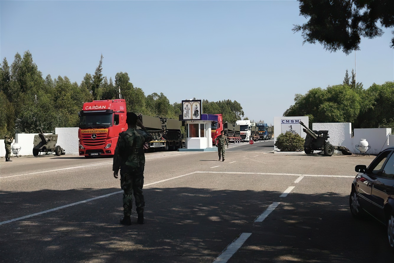 Portuguese M113s are on their way to Ukraine. July 2022. Portugal. Photo credits: portugal.postsen.com