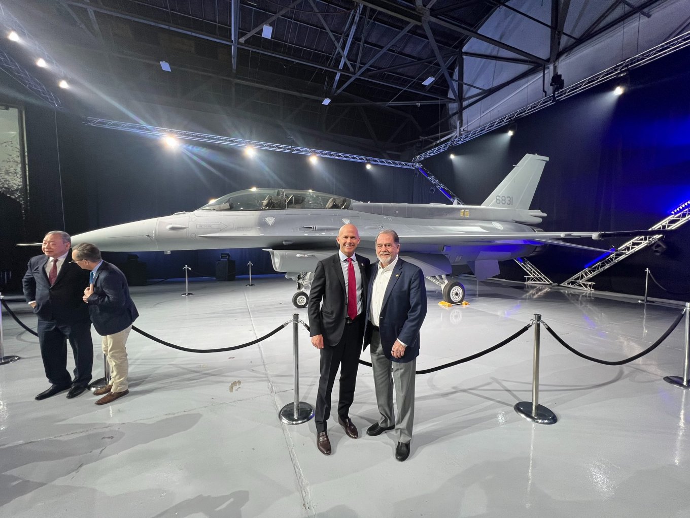 The first F-16V for Taiwan, late March 2025