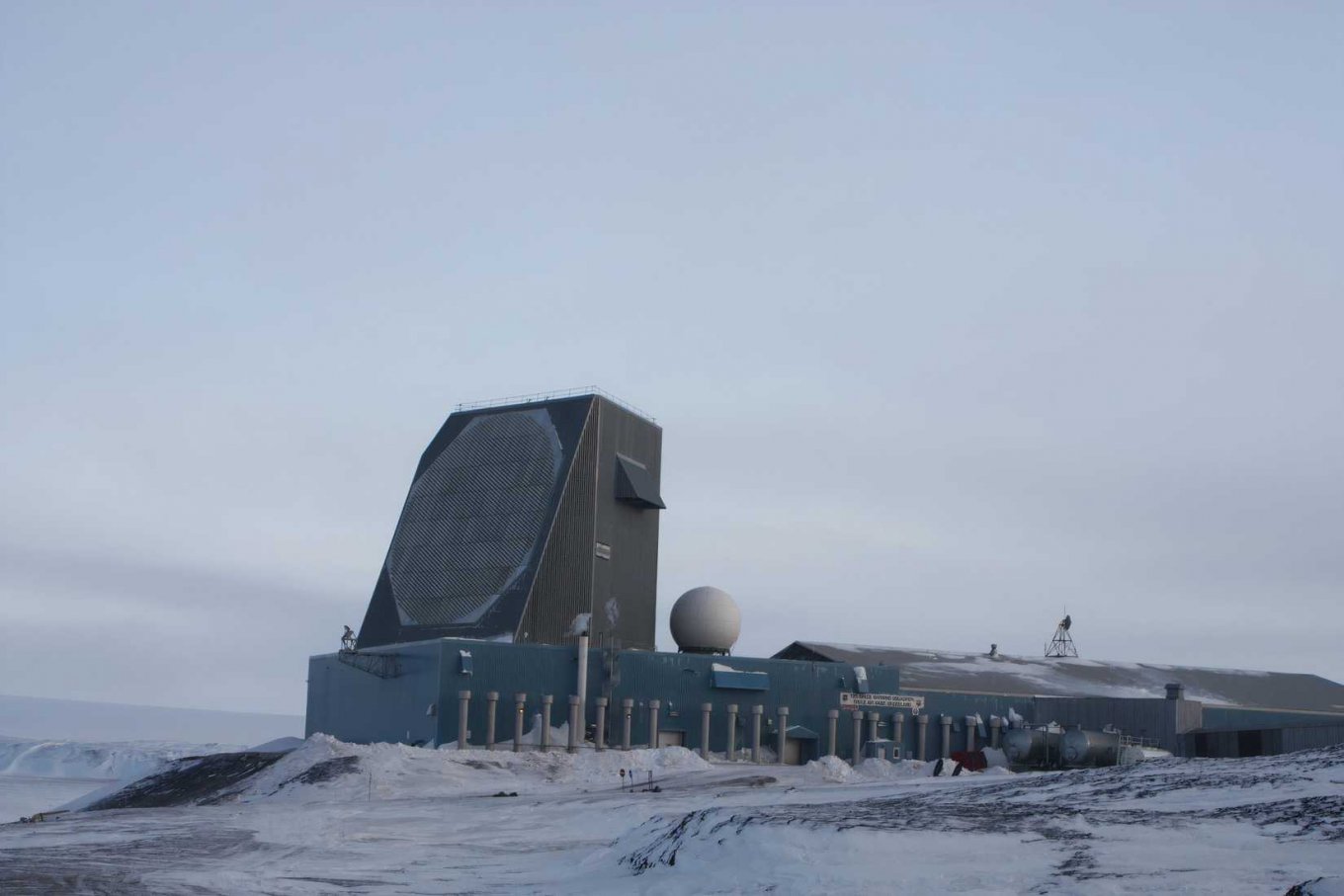 One of the U.S. early-warning radar stations in Greenland