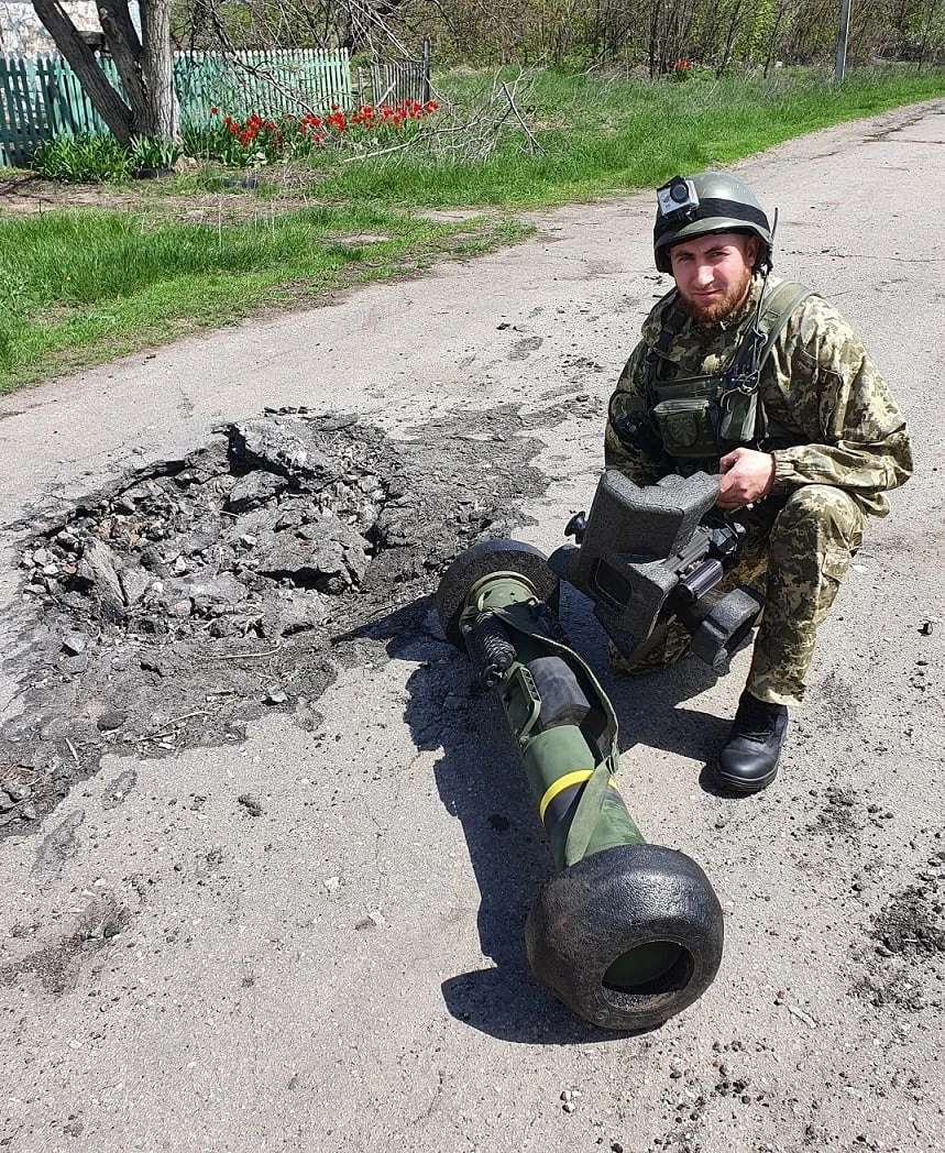 Oleksandr, a Javelin and NLAW operator from Ukraine’s 128th Mountain Assault Brigade of the Armed Forces of Ukraine destroyed six Russian armored vehicles in just one day, Defense Express