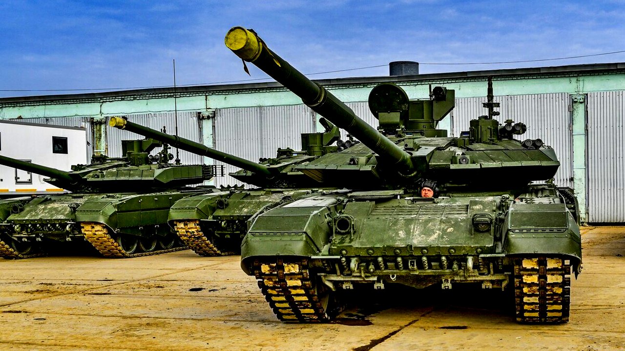 Russian main battle tank T-90 Proryv (Breakthrough)