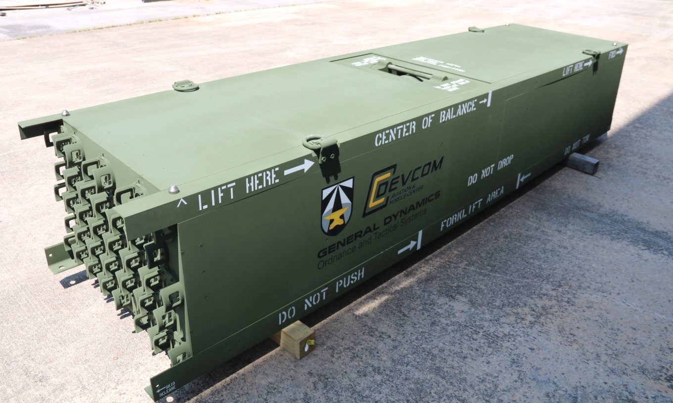 Container of the new 120mm DSFT rockets, U.S. Calls 1960 Soviet Technology Its