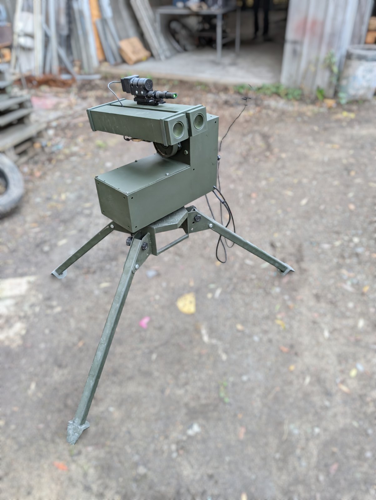Mock-up of the TSVYAKH turret designed for light surface-to-air missiles