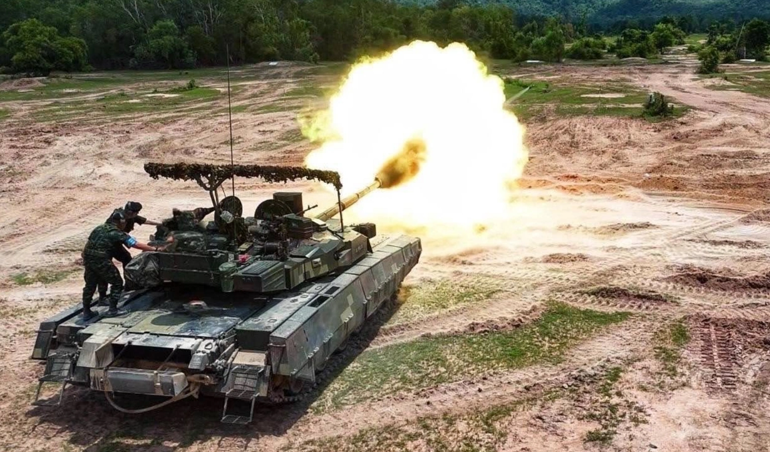 Ukraine's Now-Legendary Anti-Drone "Hood" Has Reached Thailand's Oplot-T Tanks, But With One Small Drawback