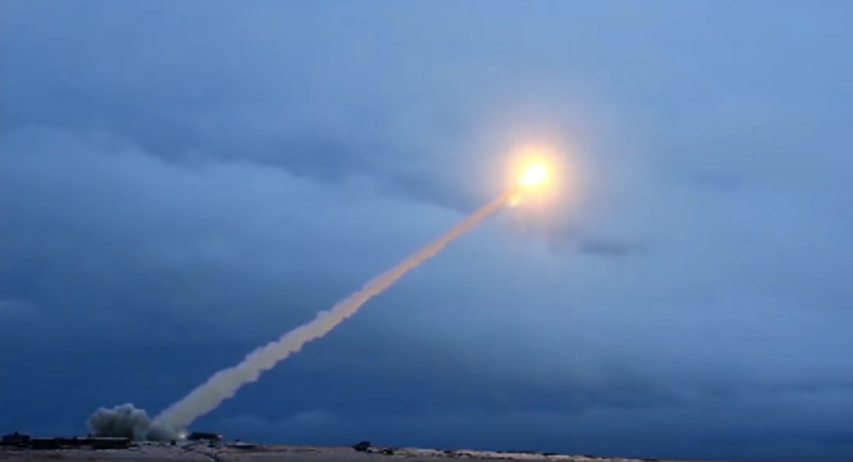 One of the test launches of the 9M730 Burevestnik missile in 2018