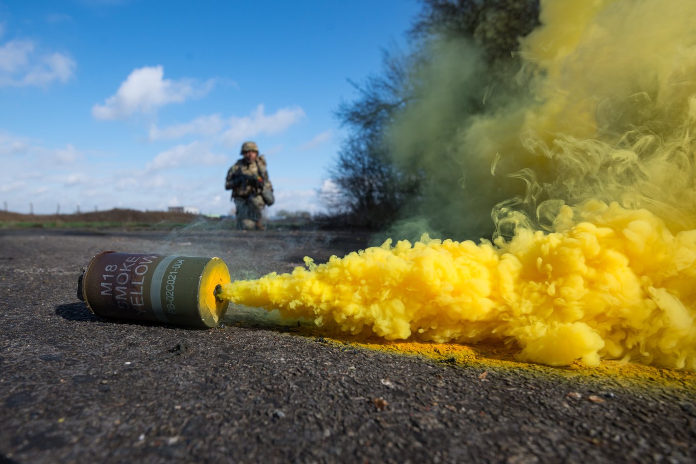 Use of M18 colored smoke grenade, U.S. Army Buy 30 Tons of Powdered Sugar, and No, It's Not For Baking Cakes