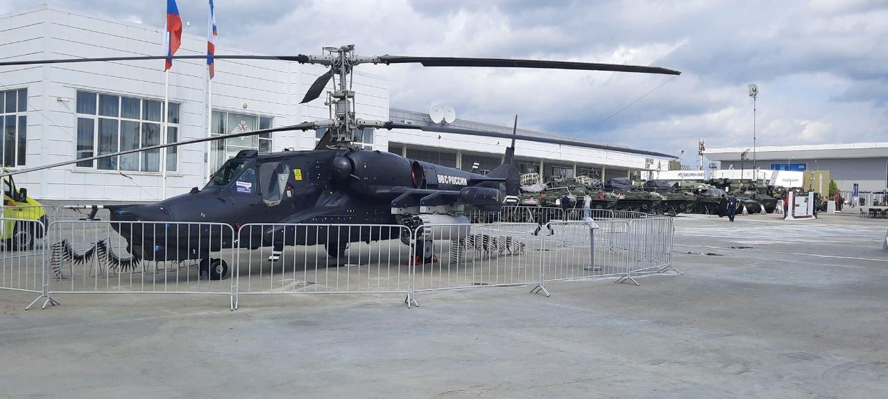 Ka-50 at the Armiya-2023 military forum in russia