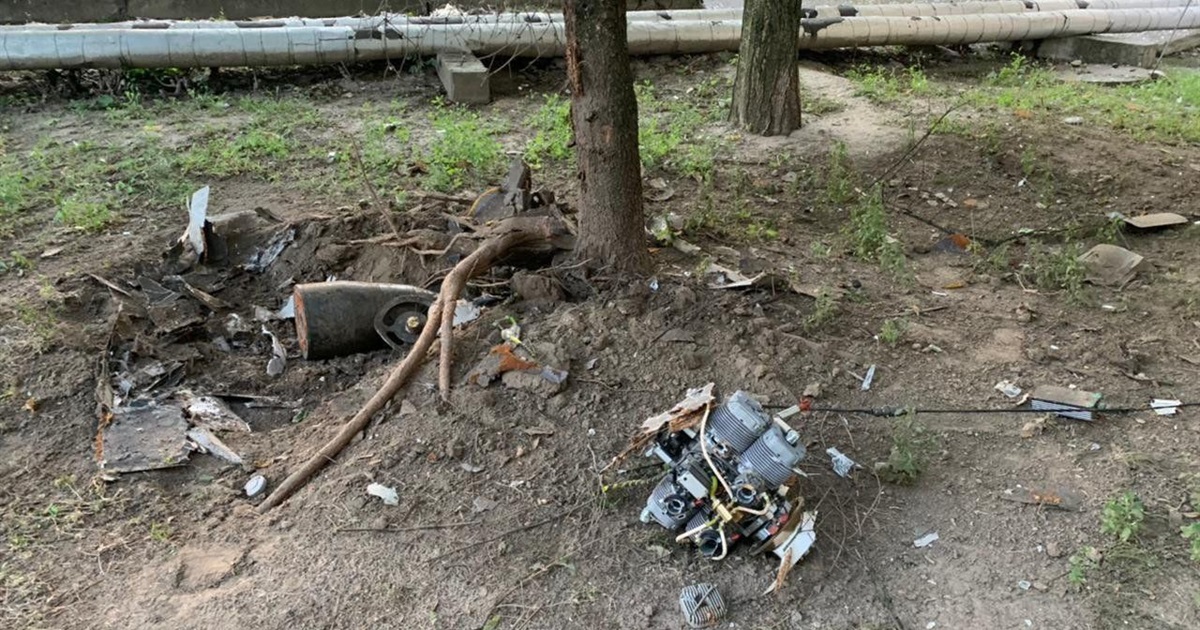 Photo for illustration / Shahed-136 kamikaze drones remains