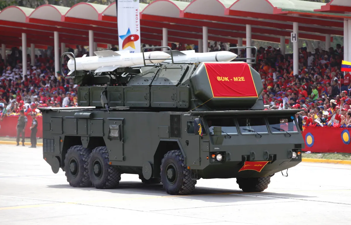 Buk-M2 Surface-to-Air Missile System of the Venezuelan Armed Forces