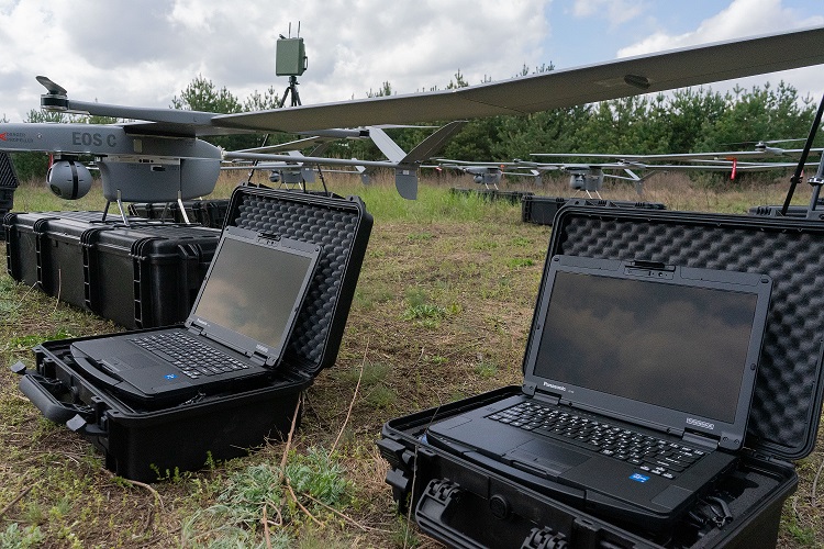 The EOS reconnaissance drones Defense Express The Defense Intelligence of Ukraine Receives Boost, 7 EOS Drones Delivered (Photos)