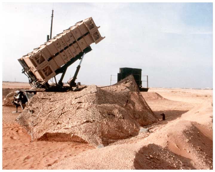 Defence Express / Position of the American Patriot missile system during Operation Desert Storm in 1991/ Photo credit: U.S. Army