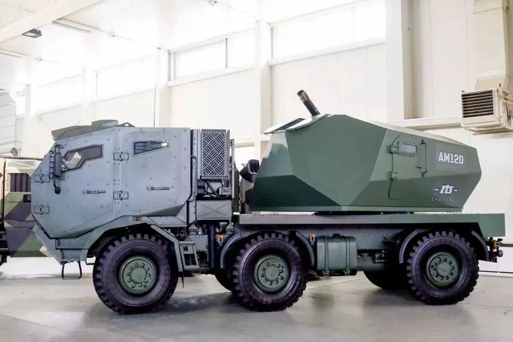 AM120 self-propelled mortar complex