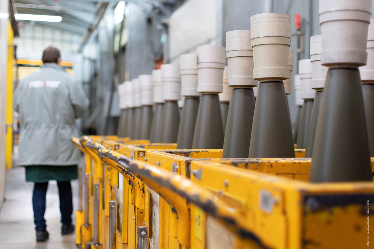 Illustrative photo: ammunition production lines at Nexter / Defense Express / Ukraine will Get €3B Yearly From Revenues of russia's Frozen Assets in Europe