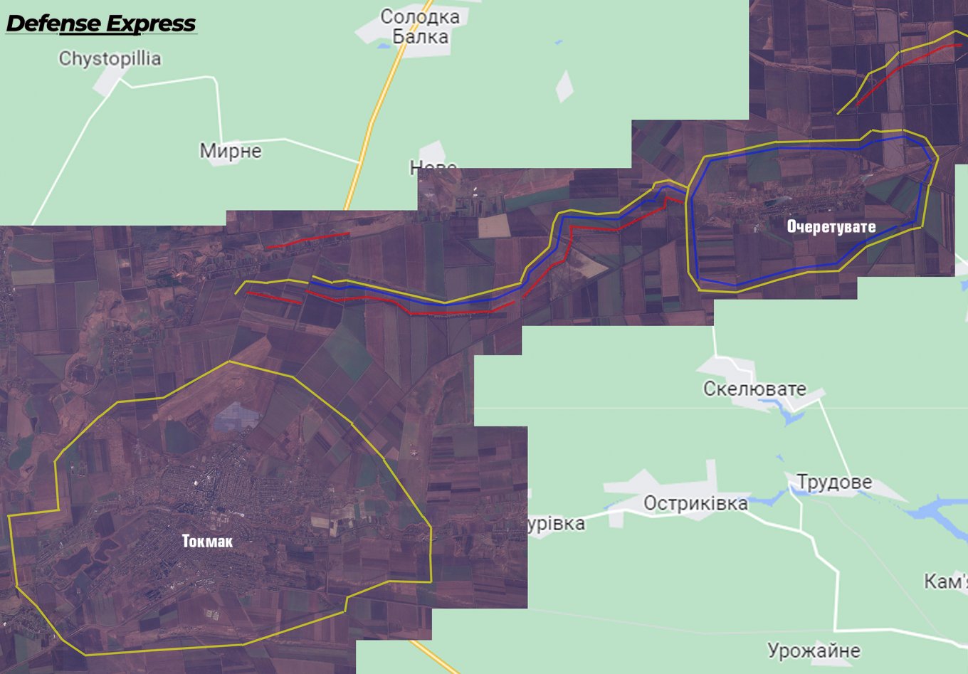 How russians Fortify Positions On the Melitopol Direction Around Tokmak And What Ukraine’s Military Is Preparing For, Defense Express, war in Ukraine, Russian-Ukrainian war
