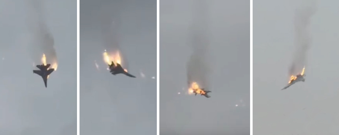 Burning russian Fighter Jet Crashes Into the Black Sea Near Occupied Sevastopol, Defense Express