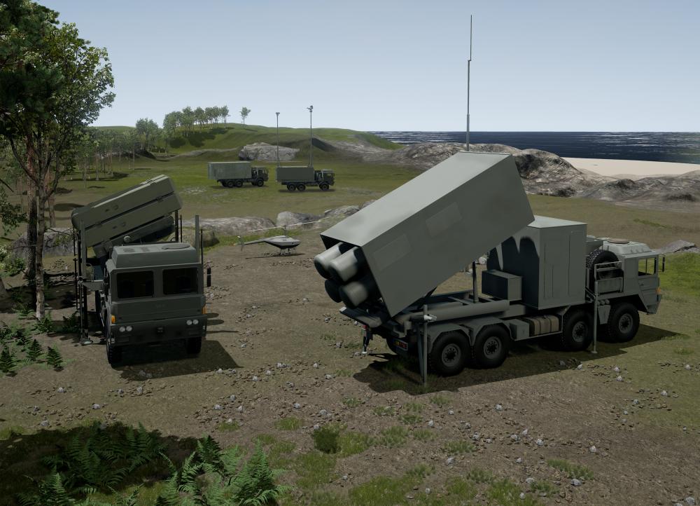 EXOCET MOBILE COASTAL DEFENCE SYSTEM