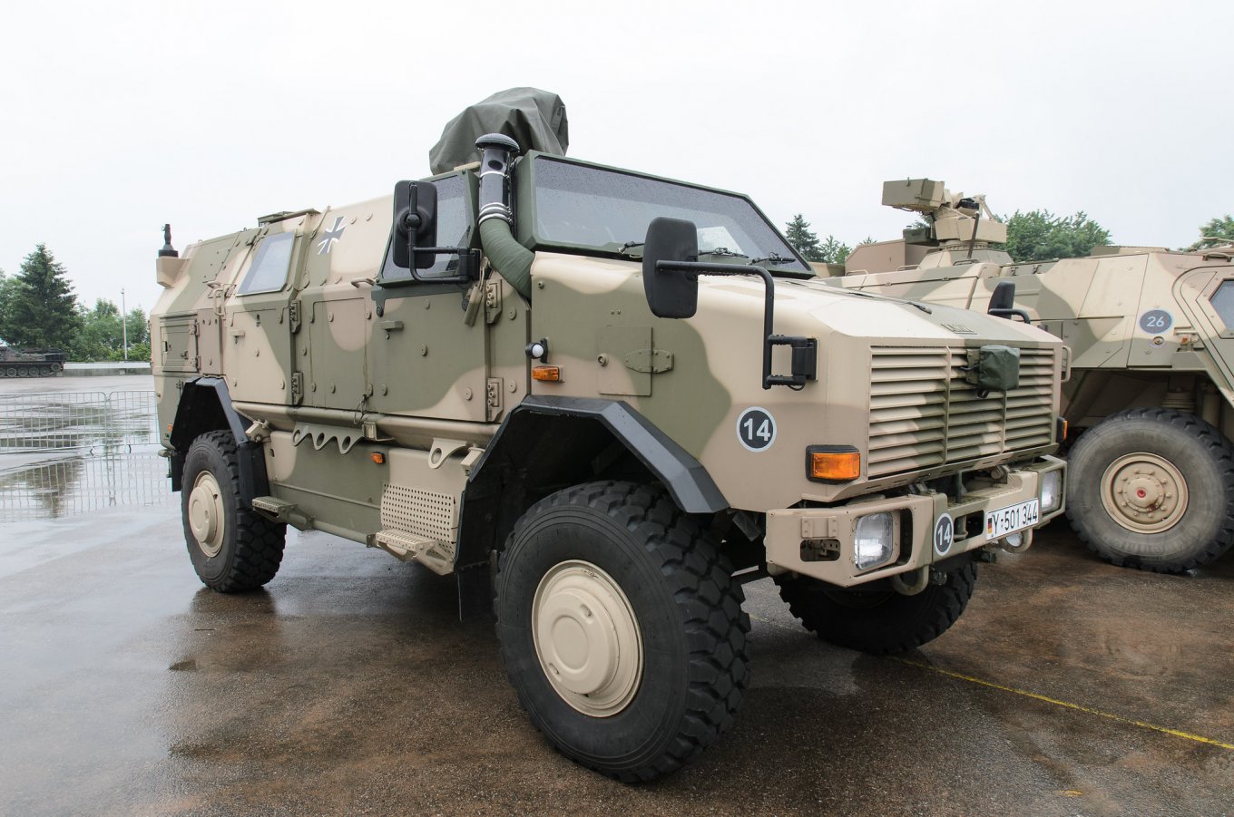Dingo ATF armored vehicle of the German military. 2016 year. Germany. Photo: flickr.com