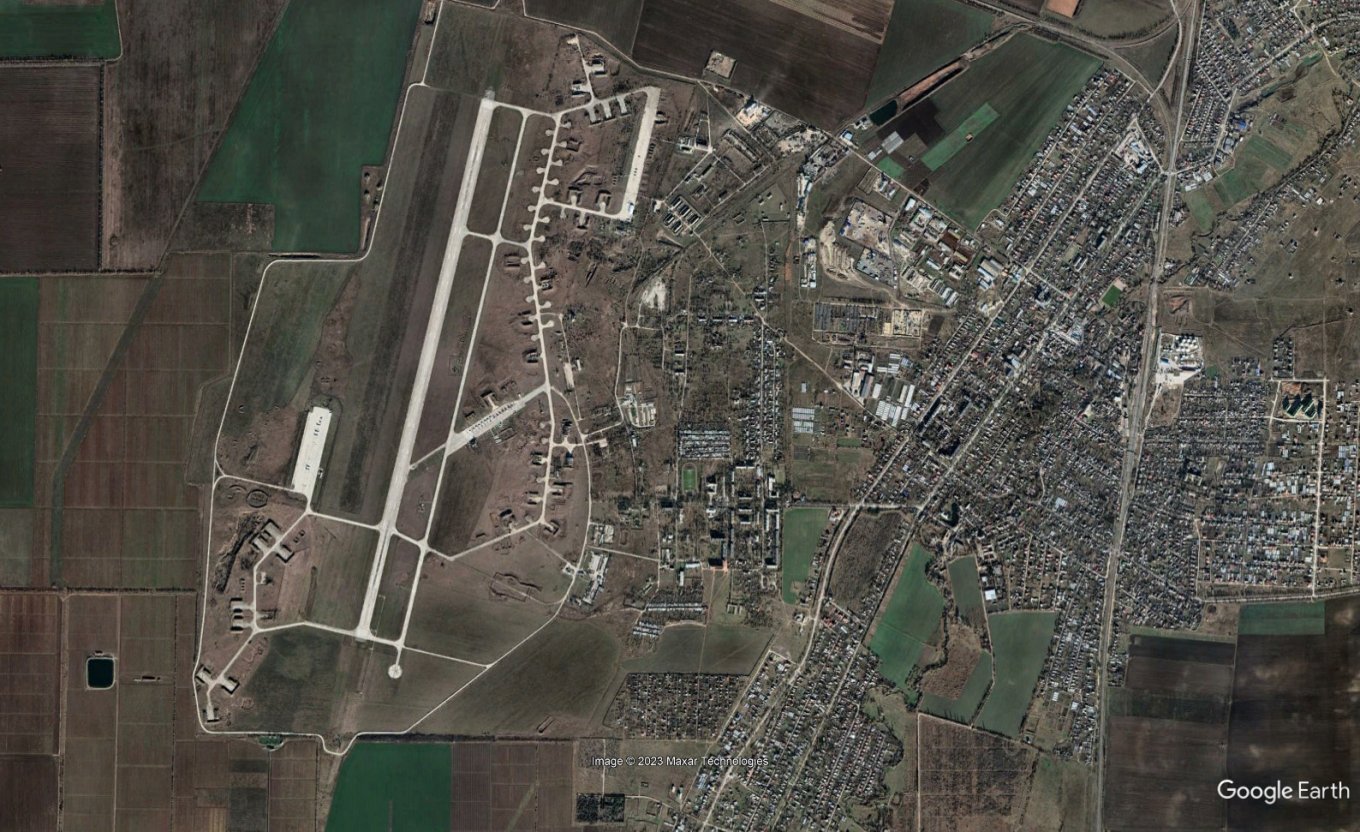 Air base near Hvardiiske, Crimea