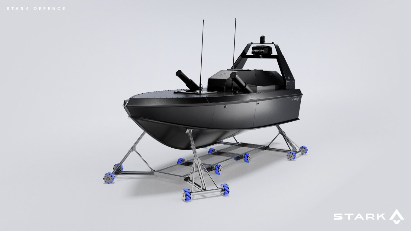 German Stark Builds Drones Production in Ukraine to Adapt Them Faster to Modern Warfare, Vanta unmanned surface vessel by Stark