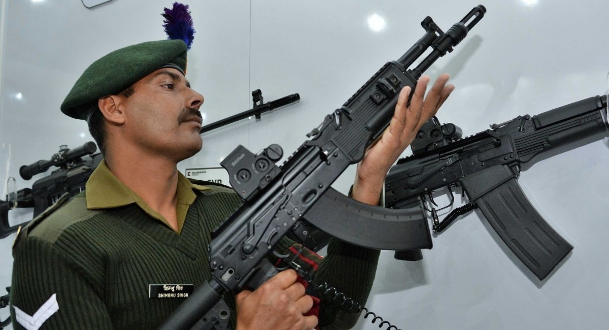 In total, India is planning to make 600,000 AK-203 rifles at the joint venture with russia