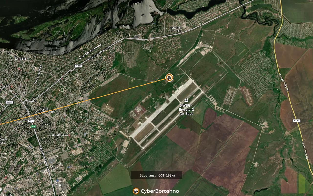 Ukrainian Long-range Weapons Hit Warehouse with Kh-555, Kh-101 Cruise Missiles for Tu-95,Tu-160 Bombers at russian Engels Airbase