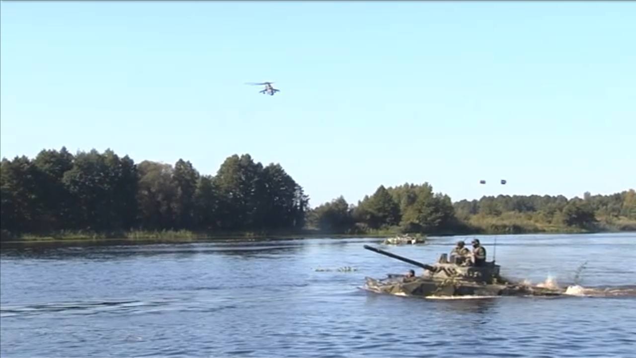 Republic of belarus conduct military exercise in near the Brest