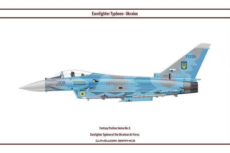 Eurofighter trong màu sơn của Không quân Ukraine