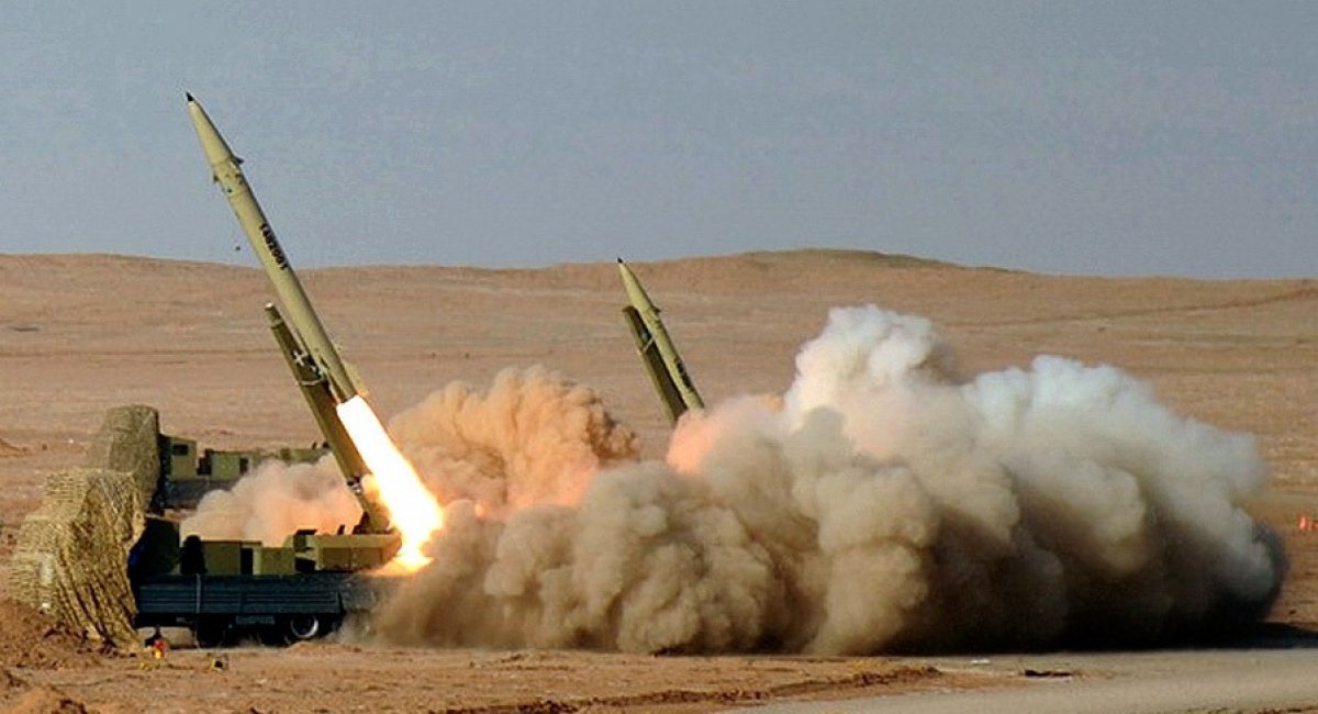 Launch of iranian ballistic misssiles