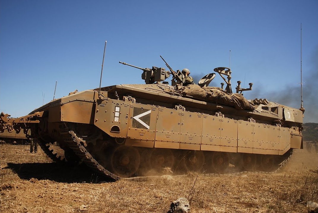 Israeli Namer armored vehicle went down the path of a heavily armored APC based on Merkava tank