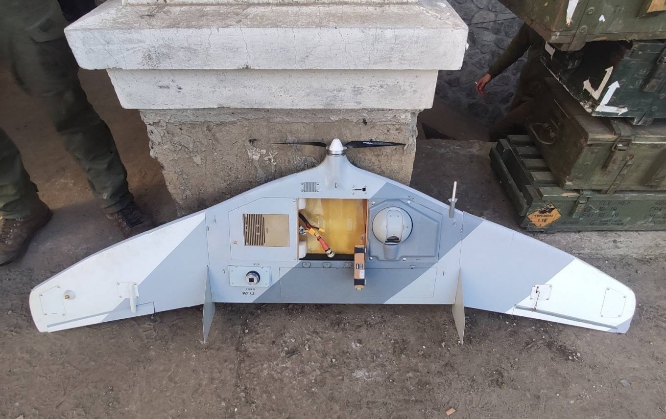 russian Tahion UAV, downed by Ukrainian forces